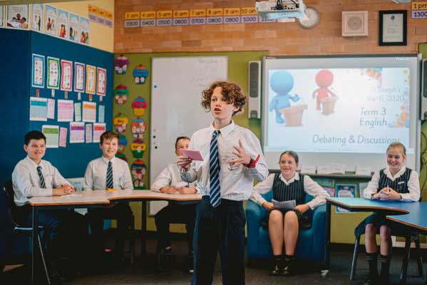 St Joseph's Catholic Primary School Como-Oyster Bay - School Life - Debating